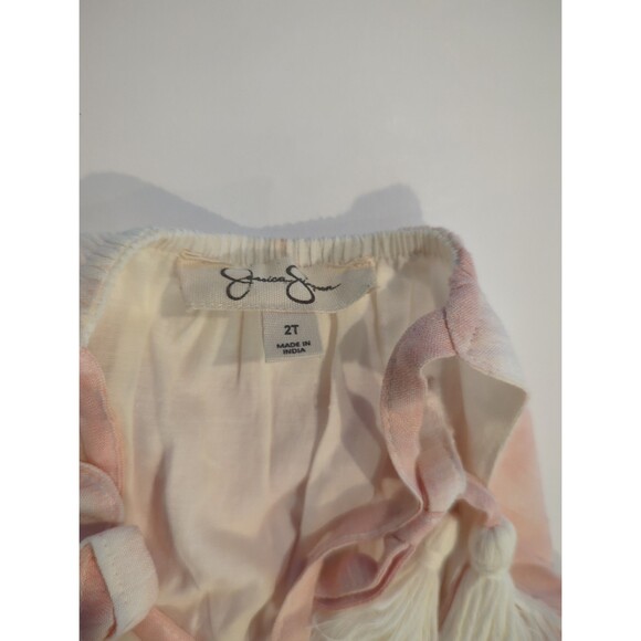 Jessica Simpson dress for girls size 2T Pinky peach and white tie dye like new - Picture 6 of 9